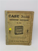 Case dealers counter catalog,  old rare