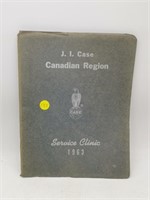 1963 Case canadian region service book rare