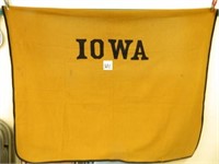 Vintage Iowa Blanket (Some Wear)