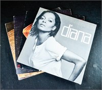(4) DIANA ROSS VINYL RECORDS VG+