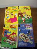4 Walt Disney Huey Dewey and Louie Comics