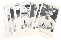 1959 St. Louis Cardinals Player Photo Cards