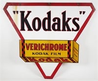 Vintage Kodak Verichrome Film Porcelain Sign