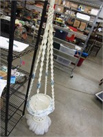 Handmade Macramé Plant Hanger - Over 6ft Tall -