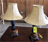 PAIR OF 16” LAMPS