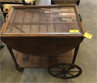 VINTAGE TRAY TOP TEA CART