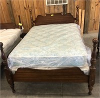 FULL SIZED CANNON BALL BED AND MATTRESS SET