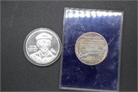 PGA Payne Stewart .999 Silver coin & .999 Sterlin