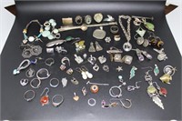 Sterling charms, bracelets and assorted smalls