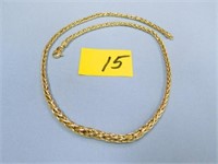 14kt - 7.2gr. Y/G 16" Necklace
