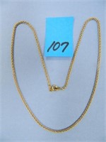 14kt - 4.9gr. Y/G 15" Necklace