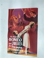 romeo & juliet 1955 movie poster original