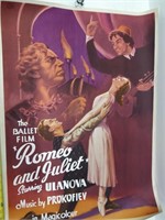 large romeo & juliet 1955 movie poster original