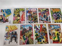 9 x-men comic books