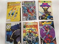 6 comics wolverine, deathlok #1, etc.
