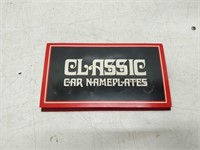 dodge/chrysler antique car nameplate set