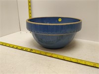 blue mixing batter bowl