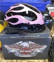 Harley Davidson Pink Flame Helmet | Size: S
