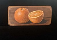 Orange and a Half Painting by Mary Porter