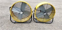 2- 26" Shop Fans