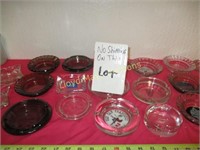 20pc Vintage Glass Ashtray Collection