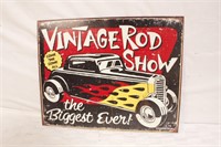 Vintage Hot Rod Show Sign