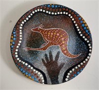 Hand Painted Australian Pottery Plate