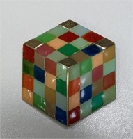 Vintage Eisenberg Cube Brooch