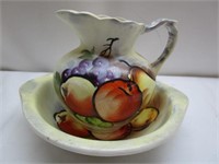 Miniature Vintage Bowl & Pitcher - Made in Japan