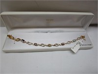 Gorgeous Bracelet 18 KT Gold over Sterling Silver