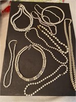 Pearl Look Beads Necklaces