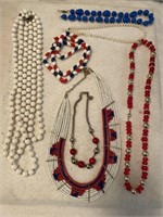 Red White Blue Costume Jewelry