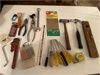 Assorted Household Tools Hammers Screwdrivers