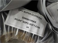 PVC  vinyl film- 8 ga.x 54" x 100 yds.CLsoft