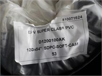 PVC vinyl film 12 ga,  x 54"x 100 yards SDPE soft