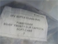 PVC Vinyl 8 gauge x 54" x 150 yd Frosty CL. Taf.