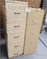 (1) Dive Drawer Cabinet, (1) 4 Drawer File Cabinet