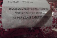 Bandana Red Table cloth rolls.