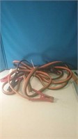 Heavy duty orange and black cable jumper cables