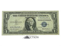 $1 Silver Certificate 1934 F Blue One Dollar Bill