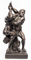 After de' Rossi "Hercules & Diomedes" Sculpture