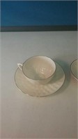 Lennox gemitus cup and saucer and heart shaped