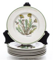 Tiffany & Co. "Herbs" & "Wildflowers" Plates, 8