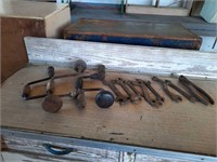 VINTAGE BRACING BITS WRENCHES