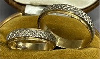 14kt gold Matching wedding bands - 7gtw