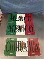 Mexico Novelty Plates