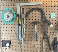 Pegboard Full of Hand Tools