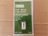 Approx. 45 9mm×1/4" Drive Sockets