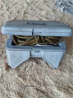 STEP TOOL BOX AND ROPE
