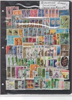 Singapore Stamp Collection.